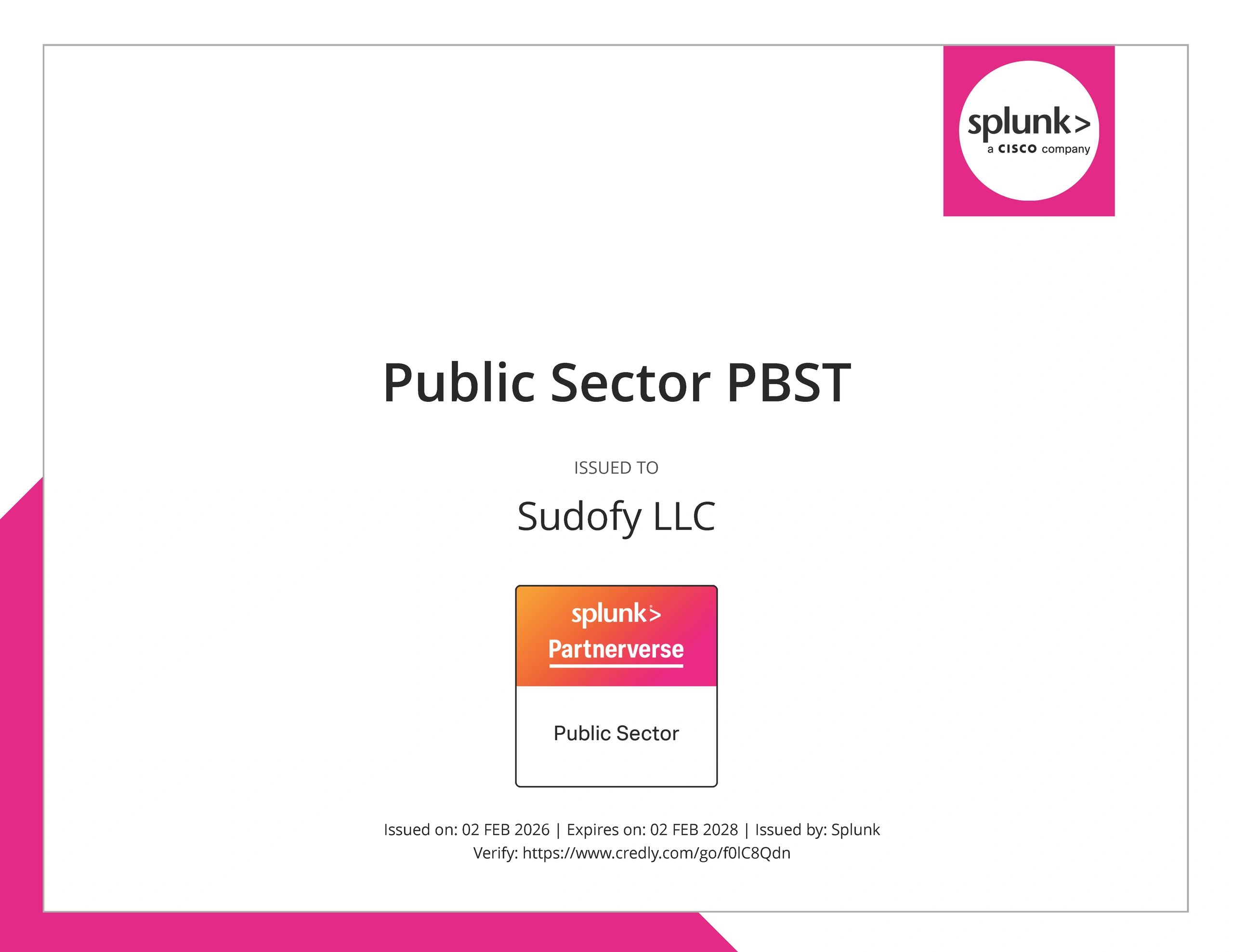 AWS Public Sector Partner Badge